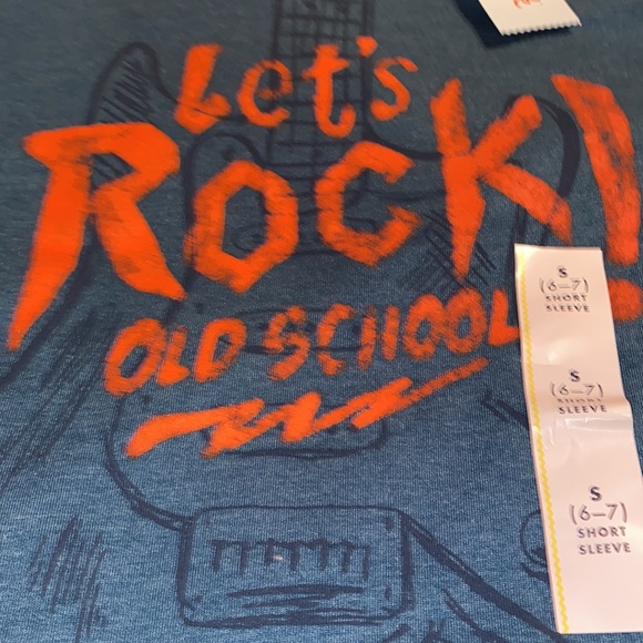 Boys NWT Let’s Rock T-shirt! Size S - Picture 2 of 5